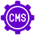 Content Management Systems (CMS) Logo - Empowering Effortless Content Management